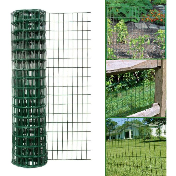 green galvanised fencing