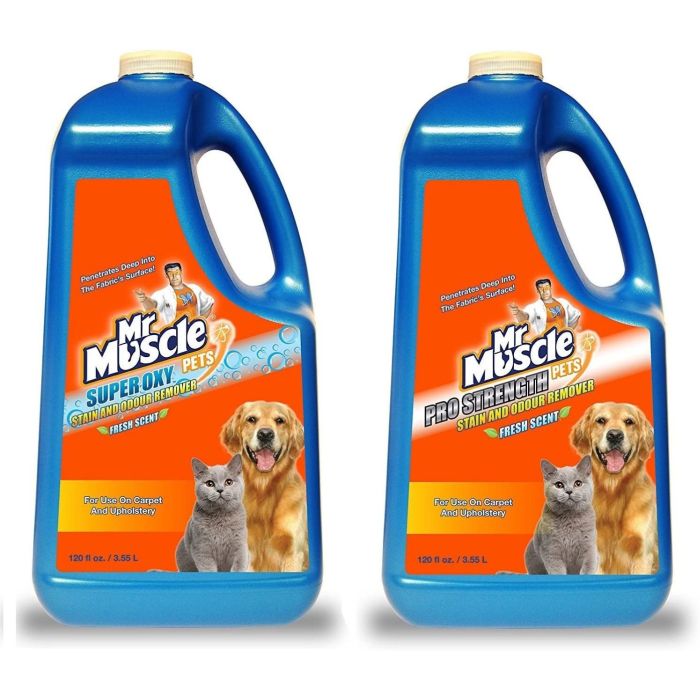 Mr Muscle Pets Pro Strength and Oxy Action Stain & Odour Remover
