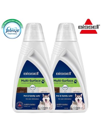 Bissell Pet Multi Surface 1 Litre Floor Cleaning Solution With Febreeze Freshness