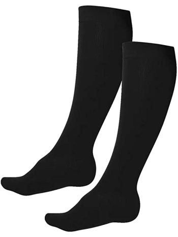 Novicura Flight Travel Socks (One Size) Unisex Black Compression Socks