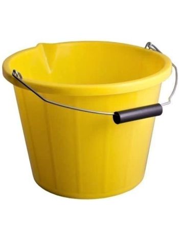 Builders Bucket Plastic 3 Gallon 14 Litre