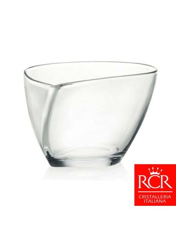RCR Crystal Glass Teardrop Dessert Bowls