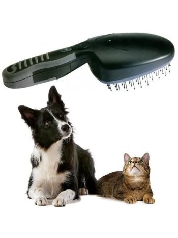 Ionic Pet Grooming Brush - Brush Away Pet Odours Without Washing
