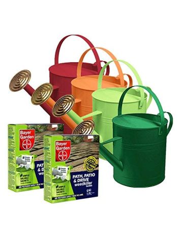 Bayer Garden 2 x Path, Patio & Drive Weed Killer & Watering Can Set