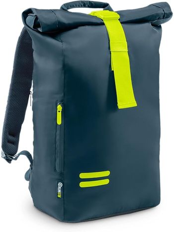 Water Repellent Blue Commuter Backpack