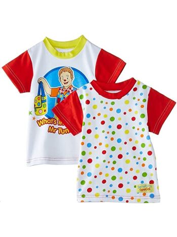 BBC Something Special® Mr Tumble Children Kids Baby Spotty T-Shirt Come and Play