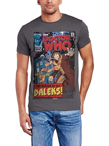 Dr Who Classic Men's Comic Cover Tom