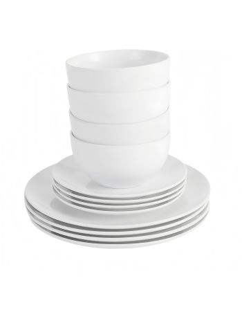 Dinnerware Porcelain White Set