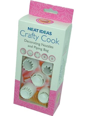 Neat Ideas Crafty Cook Decorating Nozzles and Piping Bag