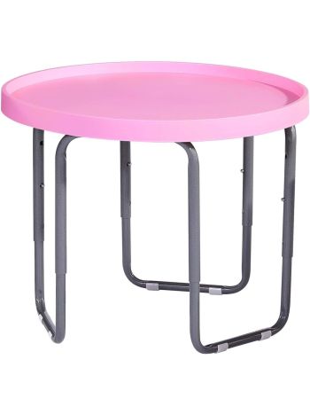 Tuff Spot Children's Round Utility Mixing Play Tray Table - With Height Adjustable Stand
