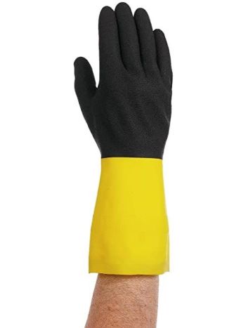 Kleenguard G80 Neoprene Latex Chemical Resistant Gloves -Set Of 3 Pairs