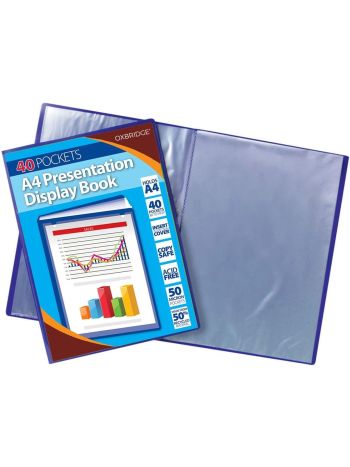 A4 40 Pocket Professional Presentation Display Book