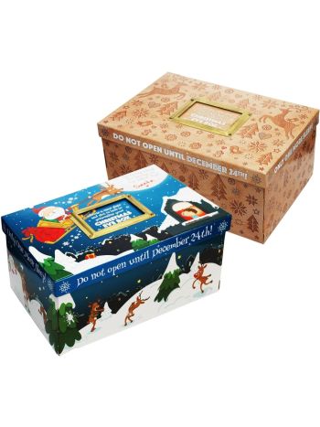 Christmas Eve Box Decorative Festive Gift Treat Box