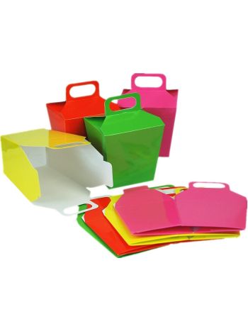 Assorted Bright Coloured Favour Party Boxes