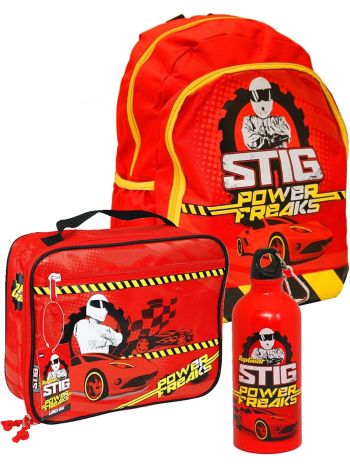 The Stig Power Freaks Official Kids Children School Travel Backpack