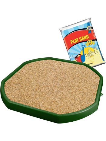 Children's Plastic Sand Pit Toys Water Fun Mixing Play Tray & 20kg Bag of Play Sand