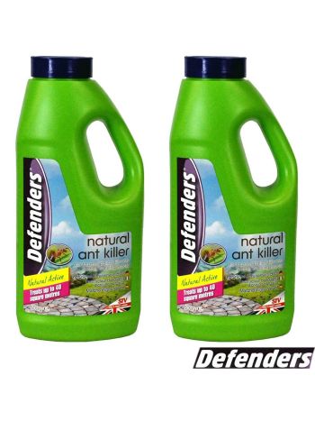 2 X Defenders Ant & Crawling Insects Natural Pest Control Treatment 600g