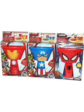 Marvel Avengers 3 Piece Stacking Meal Set