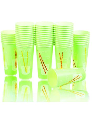 Disposable Large Cool Refresh Milkshake Slush Cold Drink Party Paper Cup