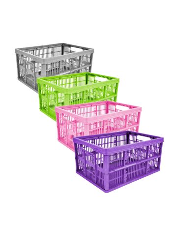 32 Litre Plastic Folding Storage Crate