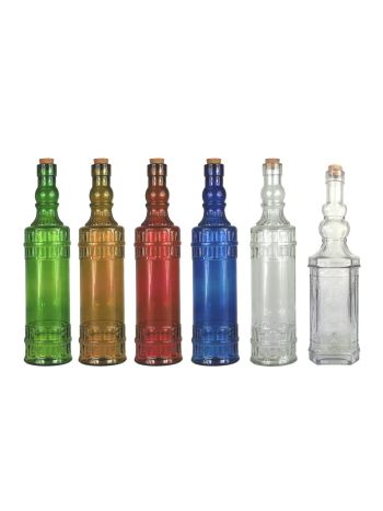 Lucenté Vintage Style Glass Decanting Storage Bottles