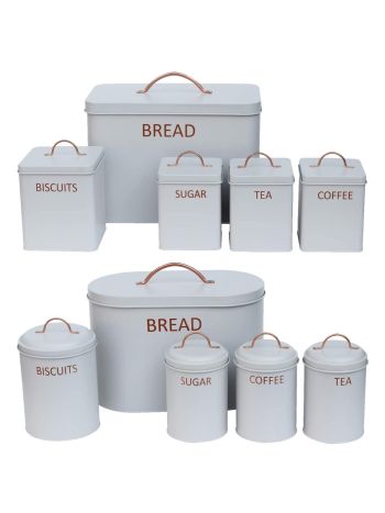 5 Piece Bread Bin Kitchen Storage Set