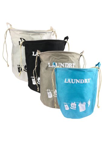 Laundry Hamper Tidy Sack with Draw String Closure