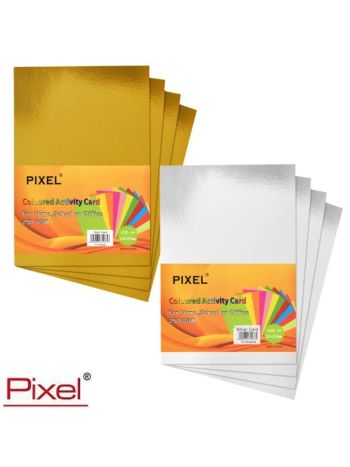 Pixel® Premium A4 250GSM Single Sided Metallic Card - Choice Of Colours