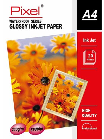 Pixel® Professional A4 Photo Paper Gloss Glossy 230gsm