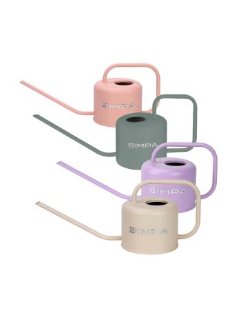Small Colour Metal 1.1L Indoor Watering Can with Long Easy Pour Spout 