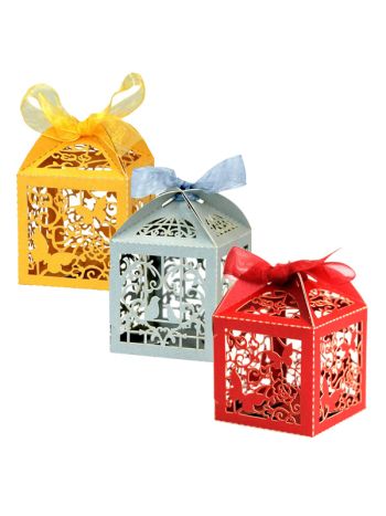 Favour Box Laser Cut Wedding Sweets Candy Gifts
