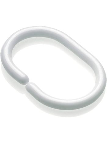 Bathroom Shower Replacement Curtain Rings Hooks C-Rings